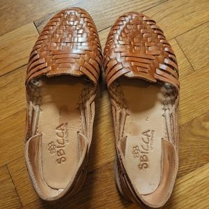 Sbicca Huaraches leather sandals size 7